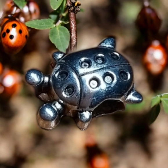 Brighton Ladybug Spacer Bead. Listing for one bead only. - Picture 1 of 3